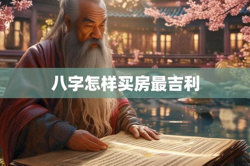八字怎样买房最吉利