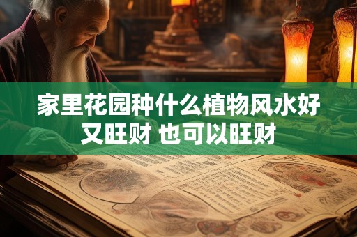 家里花园种什么植物风水好又旺财 也可以旺财