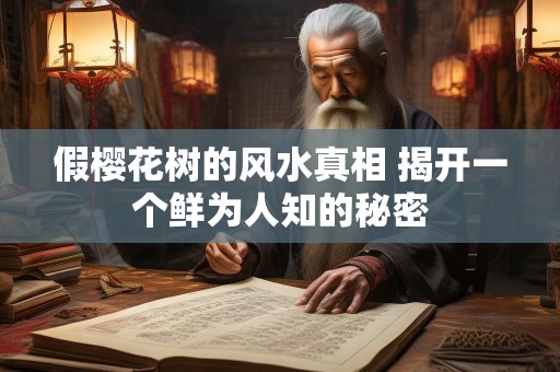 假樱花树的风水真相 揭开一个鲜为人知的秘密