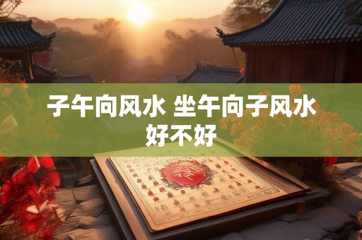 子午向风水 坐午向子风水好不好