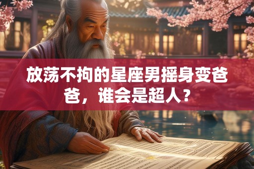 放荡不拘的星座男摇身变爸爸，谁会是超人？