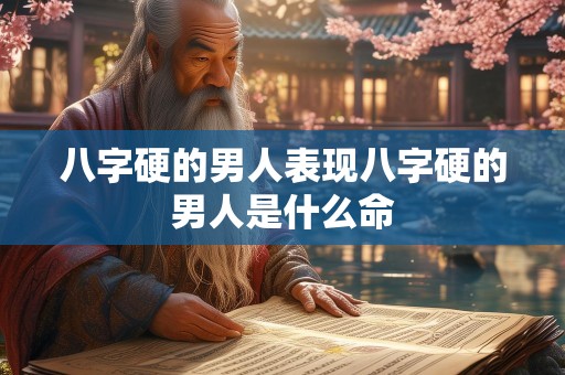 八字硬的男人表现八字硬的男人是什么命