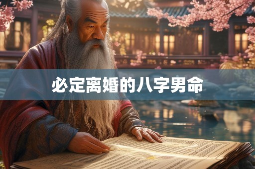 必定离婚的八字男命