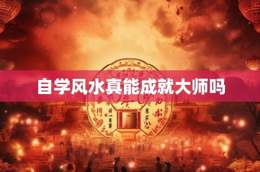 自学风水真能成就大师吗