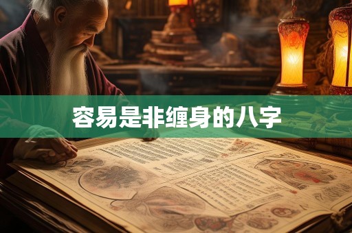 容易是非缠身的八字