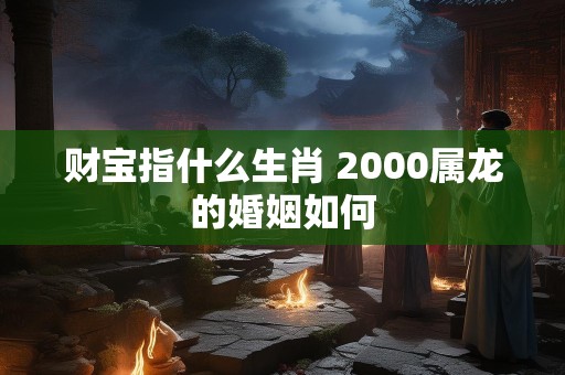 财宝指什么生肖 2000属龙的婚姻如何