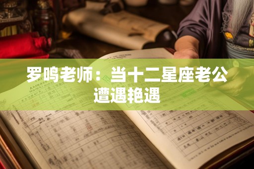罗鸣老师：当十二星座老公遭遇艳遇