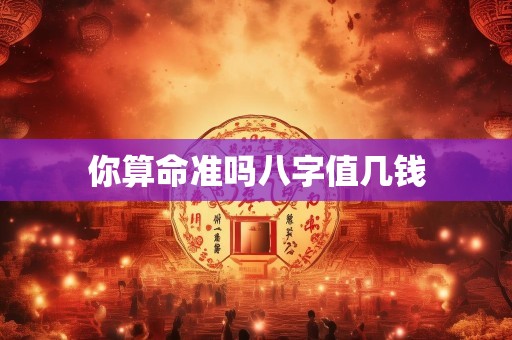 你算命准吗八字值几钱
