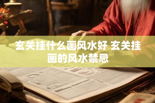 玄关挂什么画风水好 玄关挂画的风水禁忌