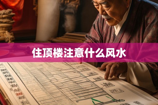 住顶楼注意什么风水