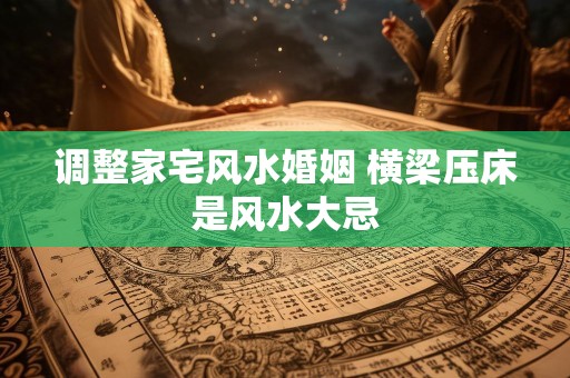 调整家宅风水婚姻 横梁压床是风水大忌