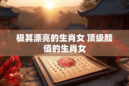 极其漂亮的生肖女 顶级颜值的生肖女