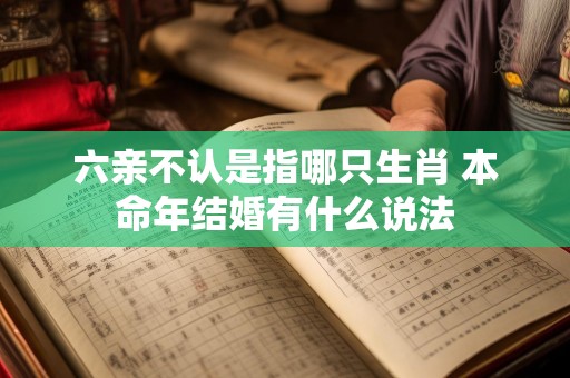 六亲不认是指哪只生肖 本命年结婚有什么说法