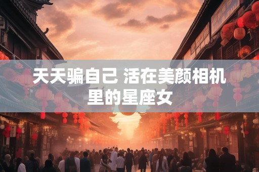 天天骗自己 活在美颜相机里的星座女