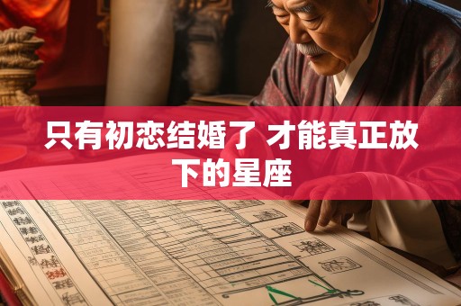 只有初恋结婚了 才能真正放下的星座