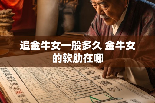 追金牛女一般多久 金牛女的软肋在哪