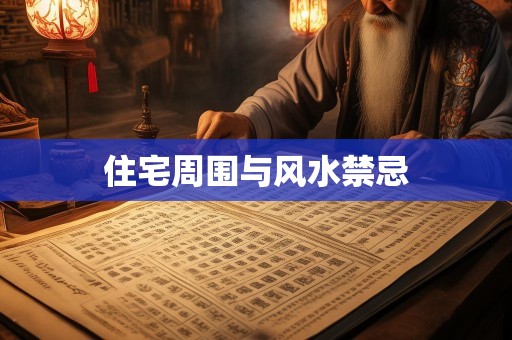 住宅周围与风水禁忌