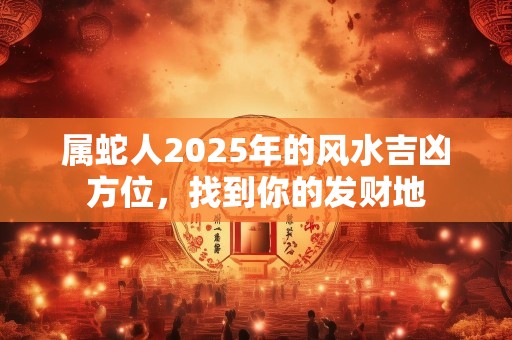 属蛇人2025年的风水吉凶方位，找到你的发财地