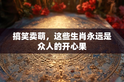 搞笑卖萌，这些生肖永远是众人的开心果