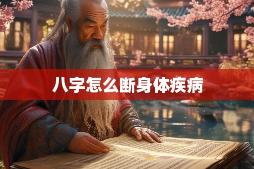 八字怎么断身体疾病