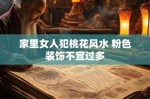家里女人犯桃花风水 粉色装饰不宜过多