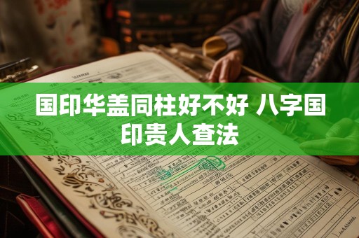 国印华盖同柱好不好 八字国印贵人查法