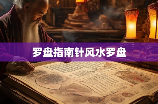 罗盘指南针风水罗盘