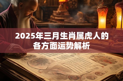 2025年三月生肖属虎人的各方面运势解析
