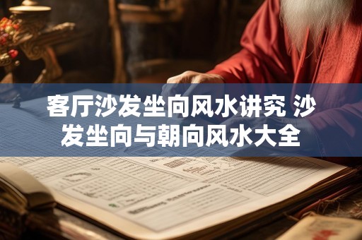 客厅沙发坐向风水讲究 沙发坐向与朝向风水大全
