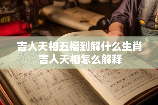 吉人天相五福到解什么生肖 吉人天相怎么解释