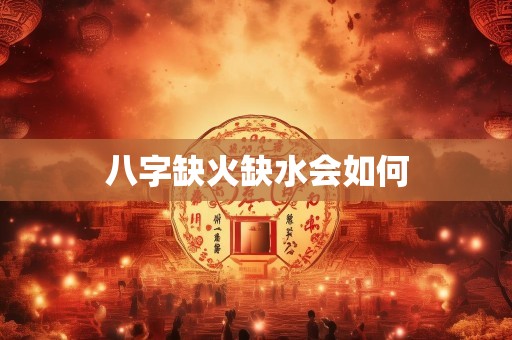 八字缺火缺水会如何