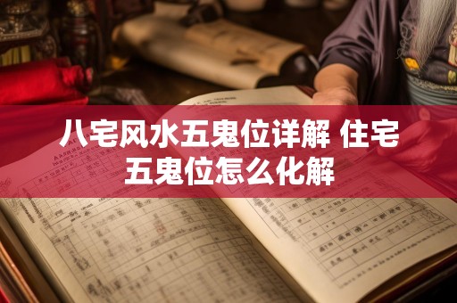 八宅风水五鬼位详解 住宅五鬼位怎么化解