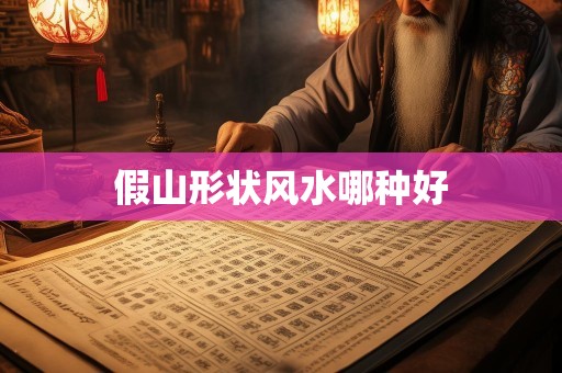 假山形状风水哪种好