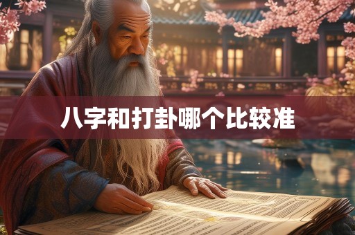 八字和打卦哪个比较准