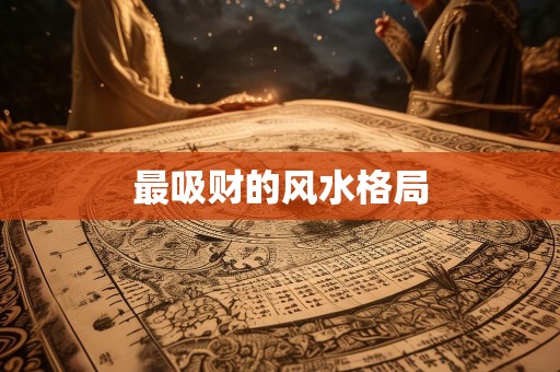 最吸财的风水格局