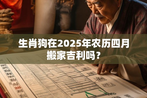 生肖狗在2025年农历四月搬家吉利吗？