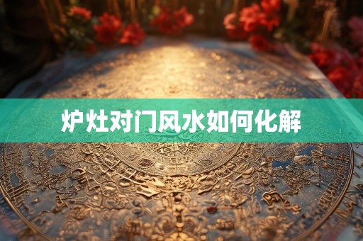 炉灶对门风水如何化解