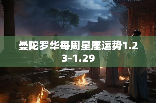 曼陀罗华每周星座运势1.23-1.29
