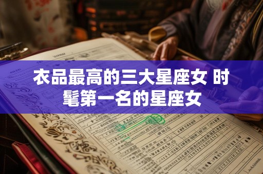 衣品最高的三大星座女 时髦第一名的星座女