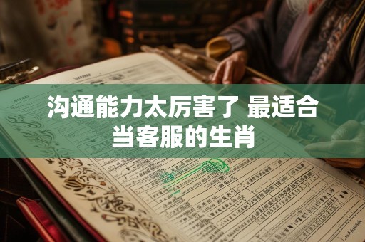 沟通能力太厉害了 最适合当客服的生肖