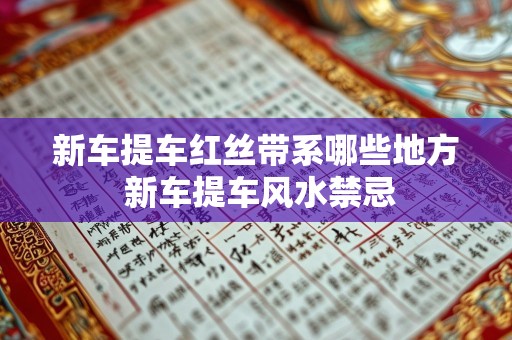 新车提车红丝带系哪些地方 新车提车风水禁忌