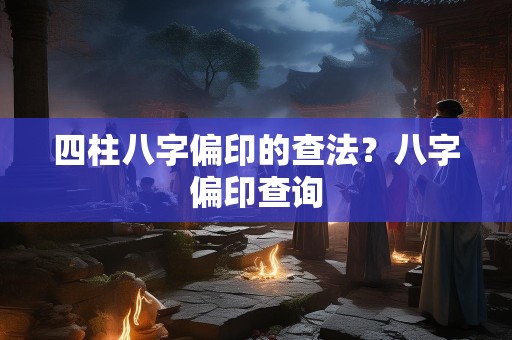四柱八字偏印的查法？八字偏印查询
