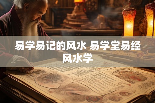 易学易记的风水 易学堂易经风水学