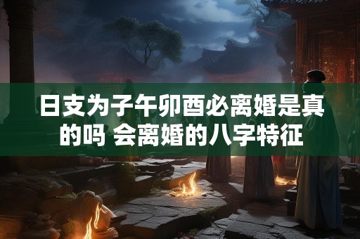 日支为子午卯酉必离婚是真的吗 会离婚的八字特征