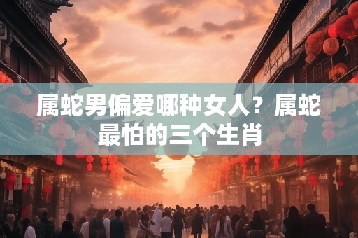 属蛇男偏爱哪种女人？属蛇最怕的三个生肖