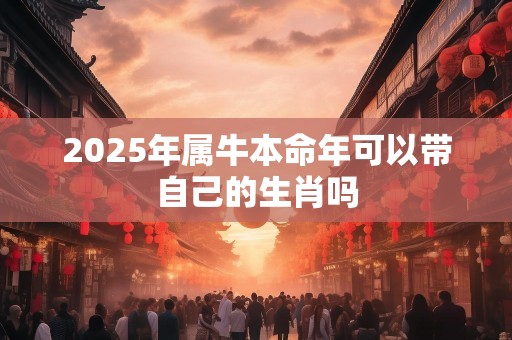 2025年属牛本命年可以带自己的生肖吗