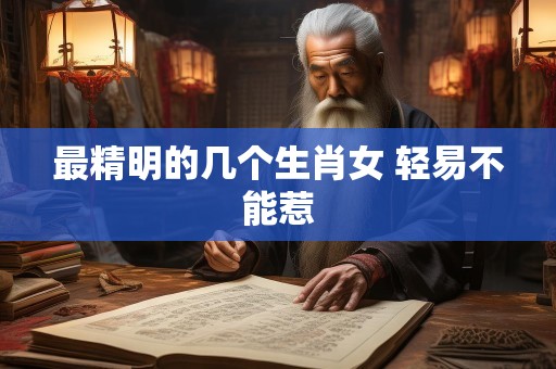 最精明的几个生肖女 轻易不能惹
