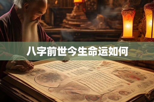 八字前世今生命运如何