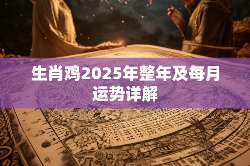 生肖鸡2025年整年及每月运势详解