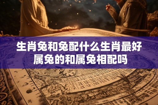 生肖兔和兔配什么生肖最好 属兔的和属兔相配吗
